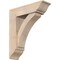 Ekena Millwork Thorton Traditional Smooth Bracket w/ Offset Brace, Douglas Fir, 7 1/2"W x 26"D x 30"H BKT0806X26X30THR01SDF - alternate 1
